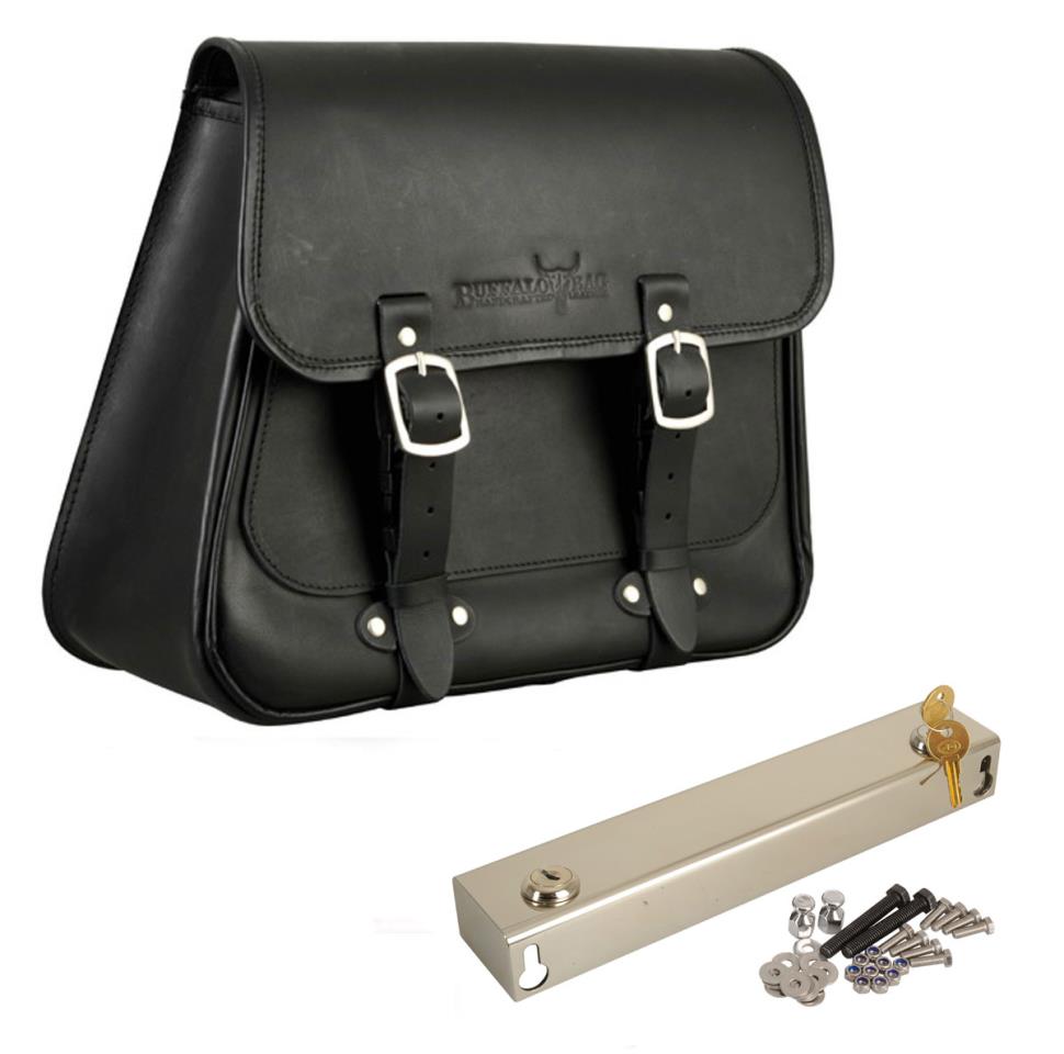 Saddlebag "Boston" 20 litres with bracket suitable for HD Dyna Fat Bob - right Saddlebag "Boston" 20 litres with bracket suitable for HD Dyna Fat Bob - right