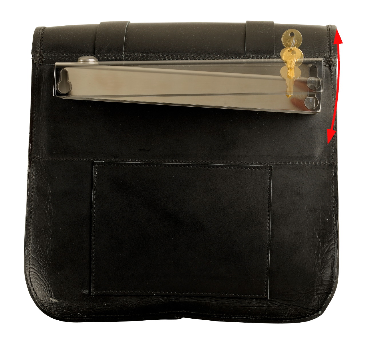 Satteltasche "Vegas" 17 Liter Komplettset passend für HD Dyna Fat Bob - links