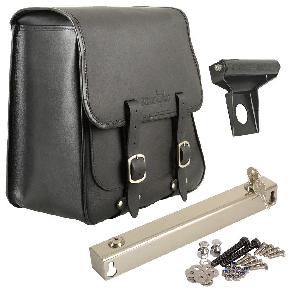 Saddlebag "Boston" 28 litres complete set 25 mm suitable for HD Softail - left Saddlebag "Boston" 28 litres complete set 25 mm suitable for HD Softail - left