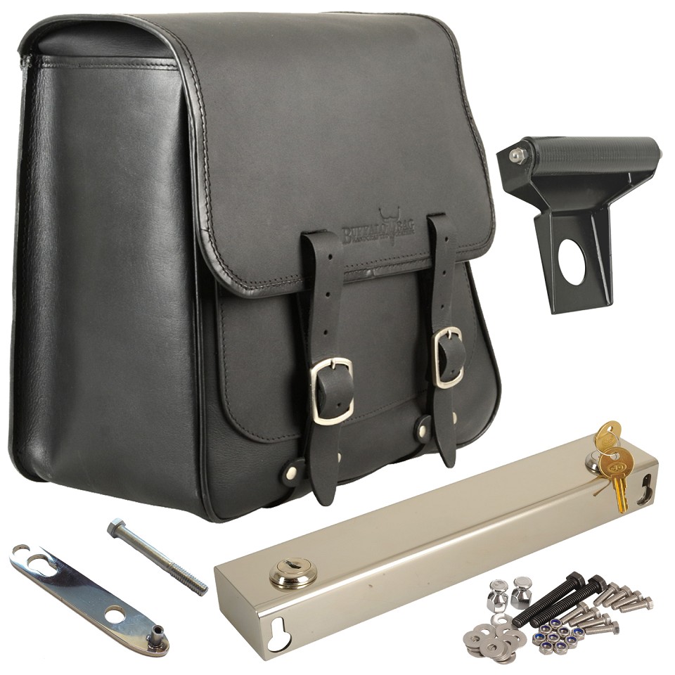 Saddlebag "Boston" 28 litres complete set 25 mm axle suitable for HD Dyna - left Saddlebag "Boston" 28 litres complete set 25 mm axle suitable for HD Dyna - left