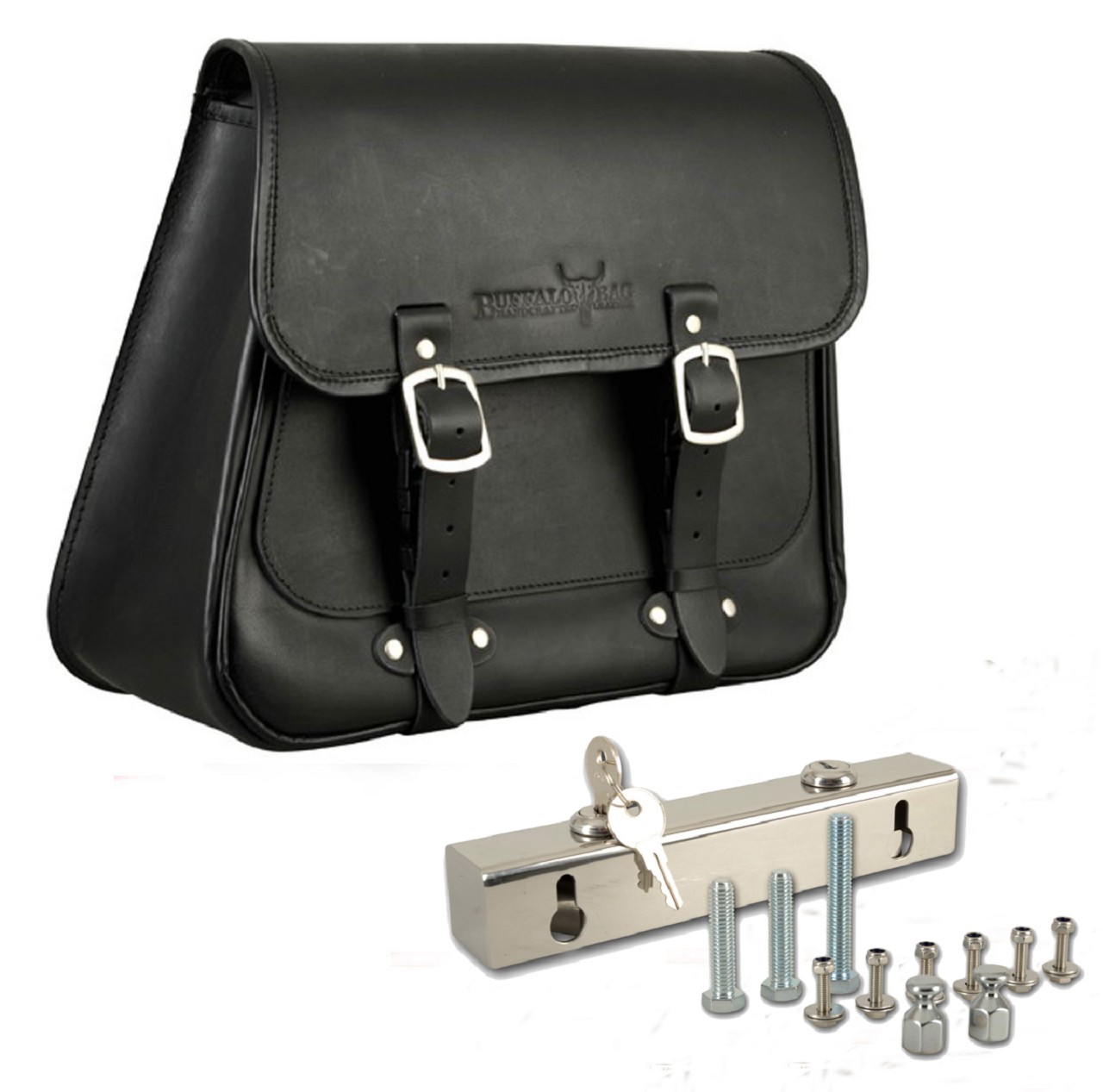 Saddlebag "Boston" 20 litres with bracket suitable for HD Softail Slim + Blackline - right Saddlebag "Boston" 20 litres with bracket suitable for HD Softail Slim + Blackline - right