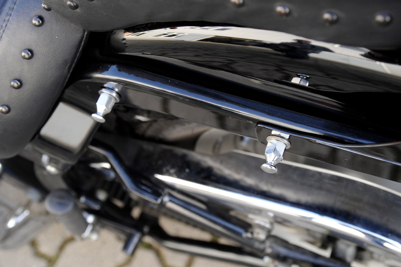 Satteltasche "Vegas" 17 Liter Komplettset passend für HD Softail - rechts
