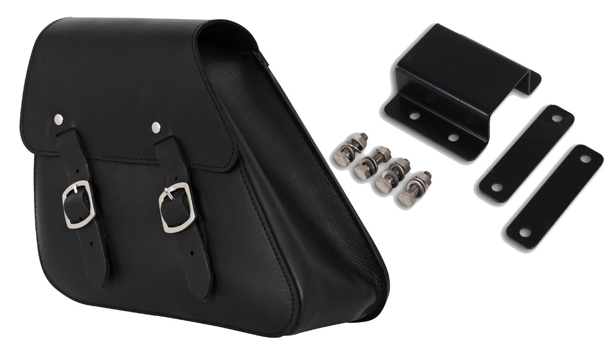 Satteltasche "Chicago" 7 Liter Komplettset passend für HD Sportster (2001-2021) - links Satteltasche "Chicago" 7 Liter Komplettset passend für HD Sportster (2001-2021) - links