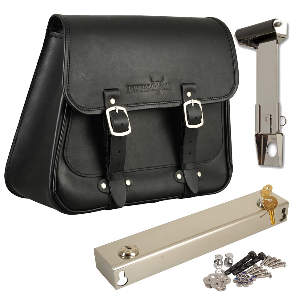 Satteltasche "Boston" 20 Liter Komplettset passend für HD Dyna Fat Bob - rechts Satteltasche "Boston" 20 Liter Komplettset passend für HD Dyna Fat Bob - rechts