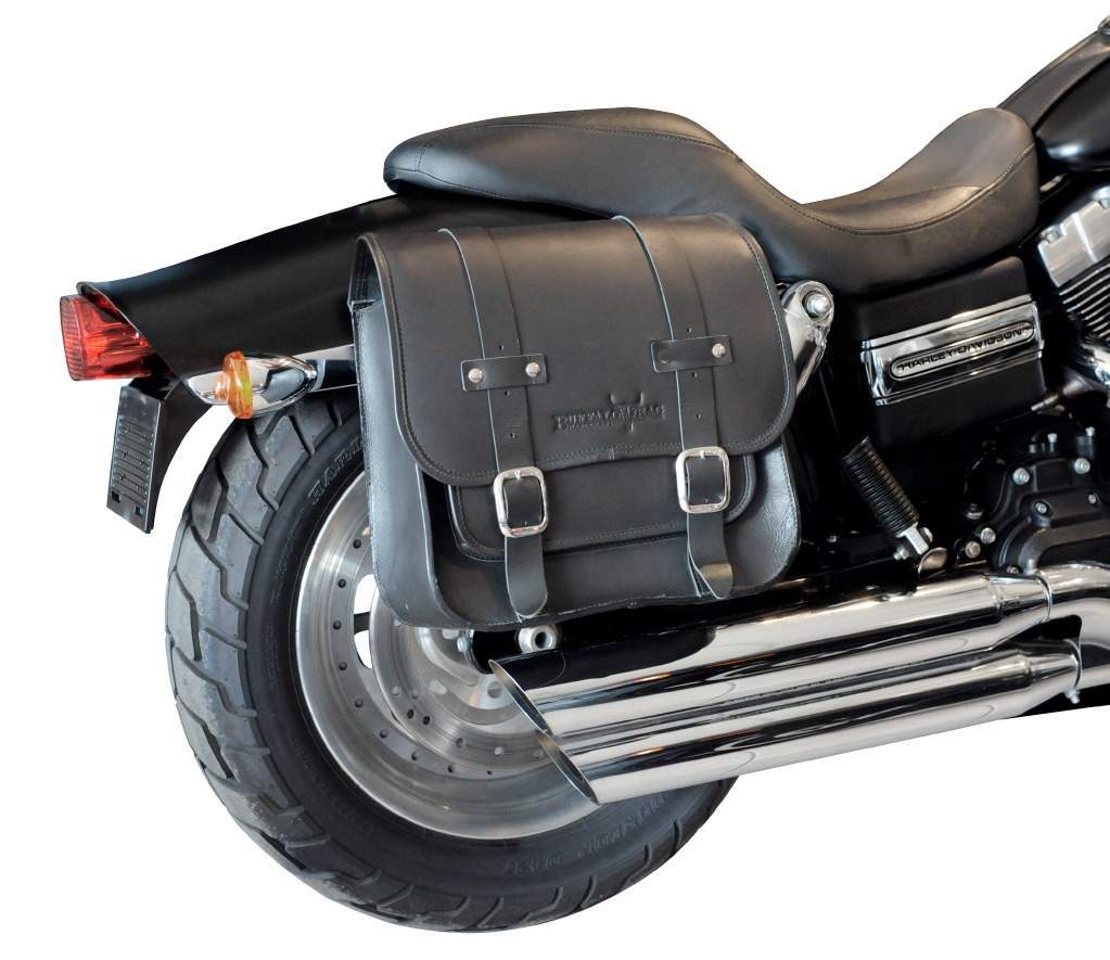 Satteltasche "Vegas" 17 Liter Komplettset passend für HD Dyna - links