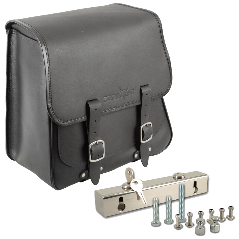 Saddlebag "Boston" 28 litres with bracket suitable for HD Softail Slim + Blackline - left Saddlebag "Boston" 28 litres with bracket suitable for HD Softail Slim + Blackline - left