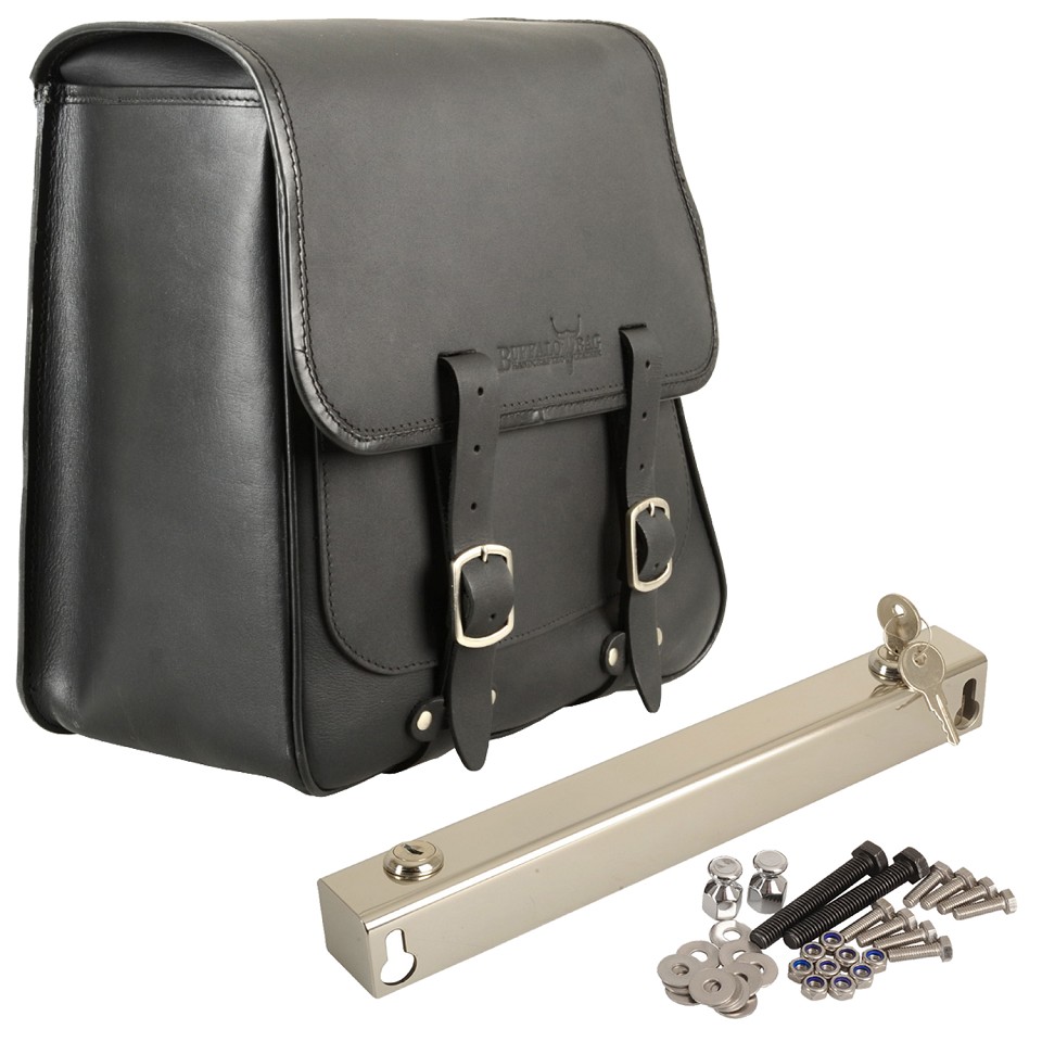 Satteltasche "Boston" 28 Liter mit Halterung 235 mm passend für HD Softail+Cruiser - links Satteltasche "Boston" 28 Liter mit Halterung 235 mm passend für HD Softail+Cruiser - links