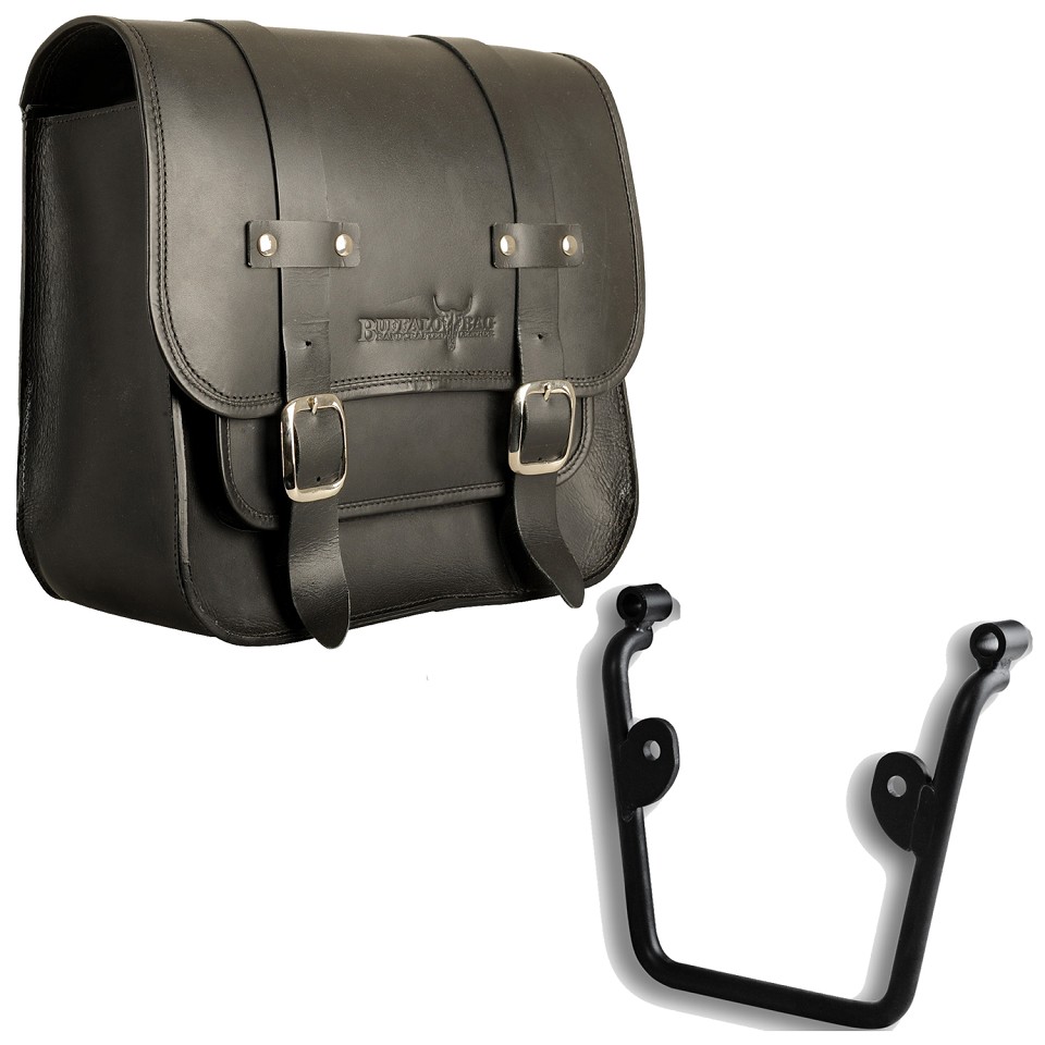 Saddlebag "Vegas" 17 litres with bracket 235 mm suitable for HD Softail+Cruiser - left or right