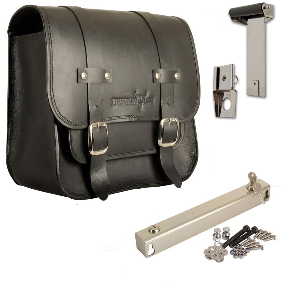 Satteltasche "Vegas" 17 Liter Komplettset passend für HD Softail - rechts