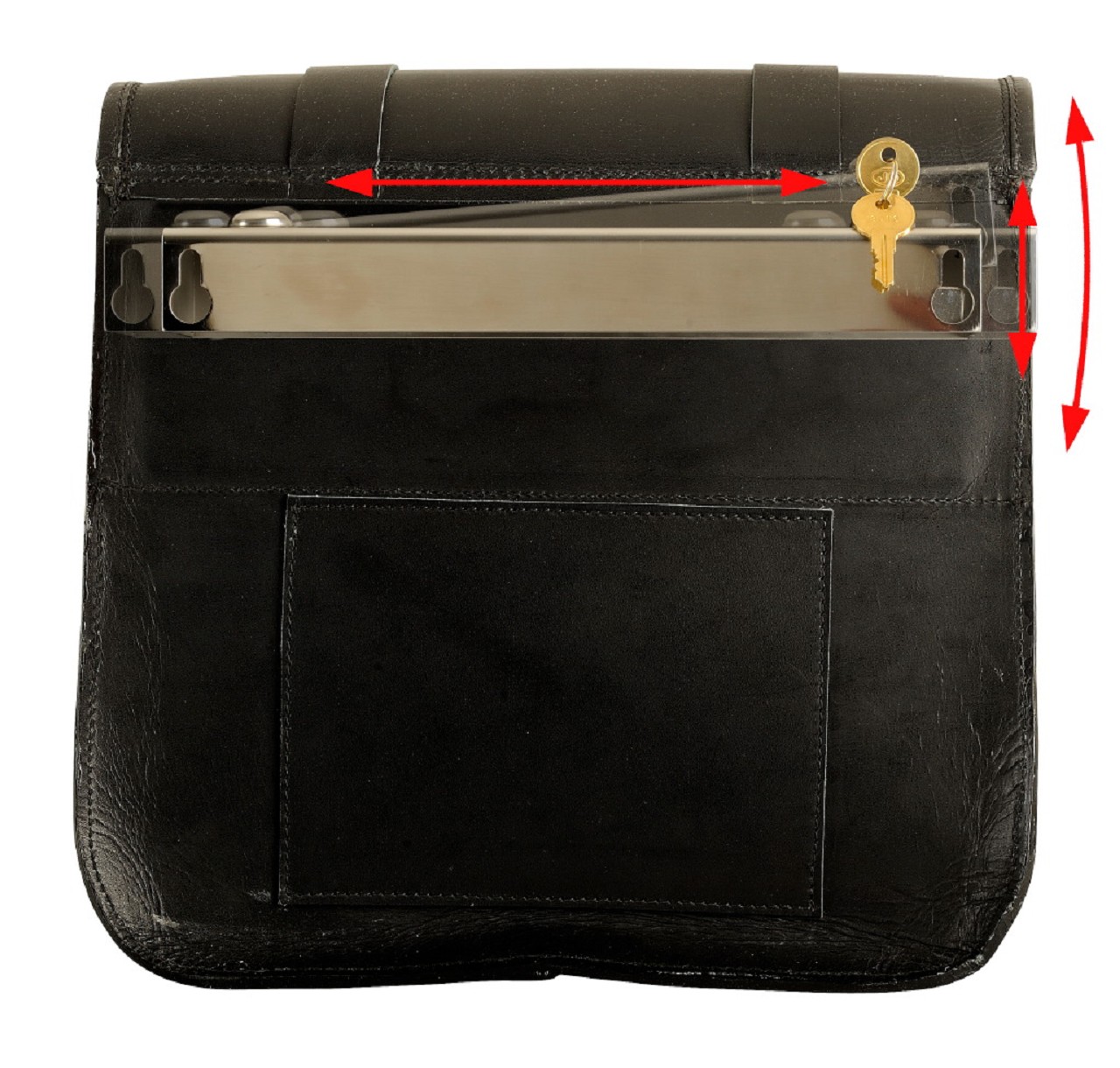 Satteltasche "Vegas" 17 Liter Komplettset passend für HD Dyna - rechts