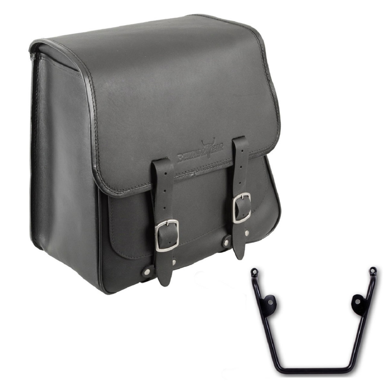 Saddlebag "Boston" 28 litres with bracket suitable for HD Softail - left Saddlebag "Boston" 28 litres with bracket suitable for HD Softail - left