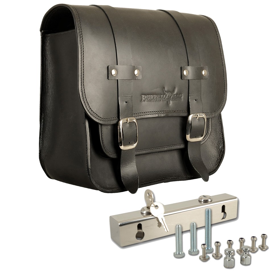 Satteltasche "Vegas" 17 Liter mit Halterung passend für HD Softail Slim + Blackline - links oder rechts