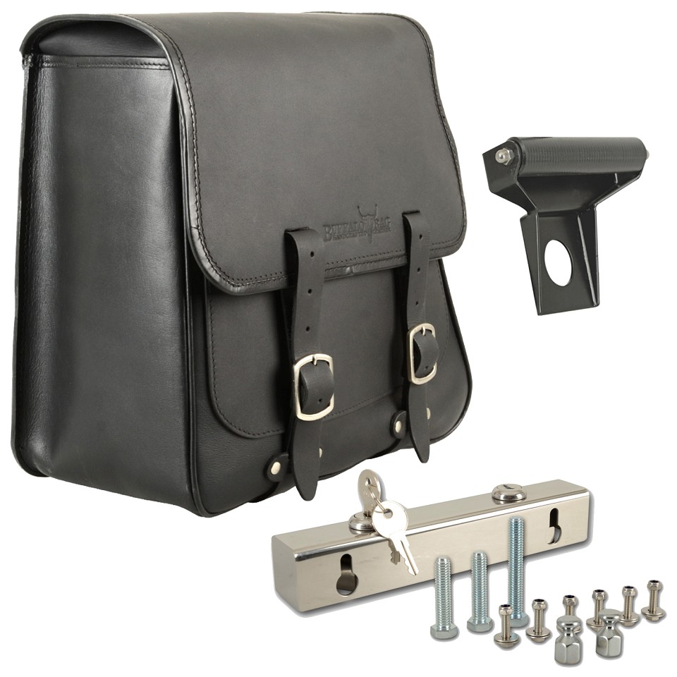 Saddlebag "Boston" 28 litres complete set 25 mm suitable for HD Softail Slim + Blackline - left Saddlebag "Boston" 28 litres complete set 25 mm suitable for HD Softail Slim + Blackline - left