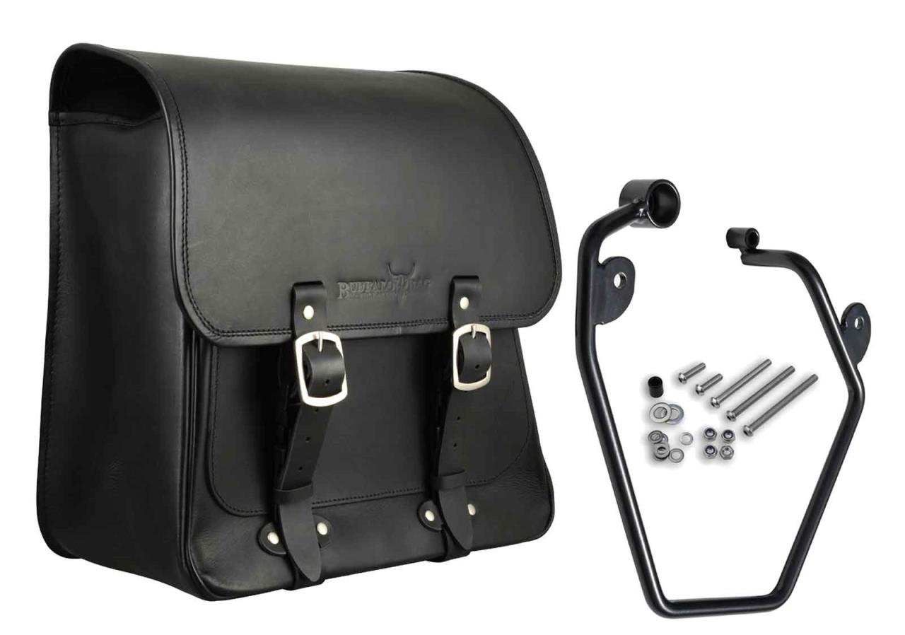 Satteltasche "Boston" 20 Liter mit Halterung passend für HD Sportster (2016-2021) - links Satteltasche "Boston" 20 Liter mit Halterung passend für HD Sportster (2016-2021) - links