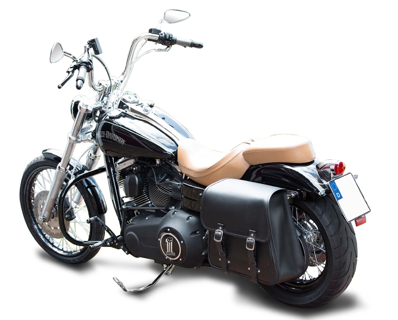 Blinkerversatzkit für Harley Davidson Dyna Fat Bob für Satteltasche bis 2008